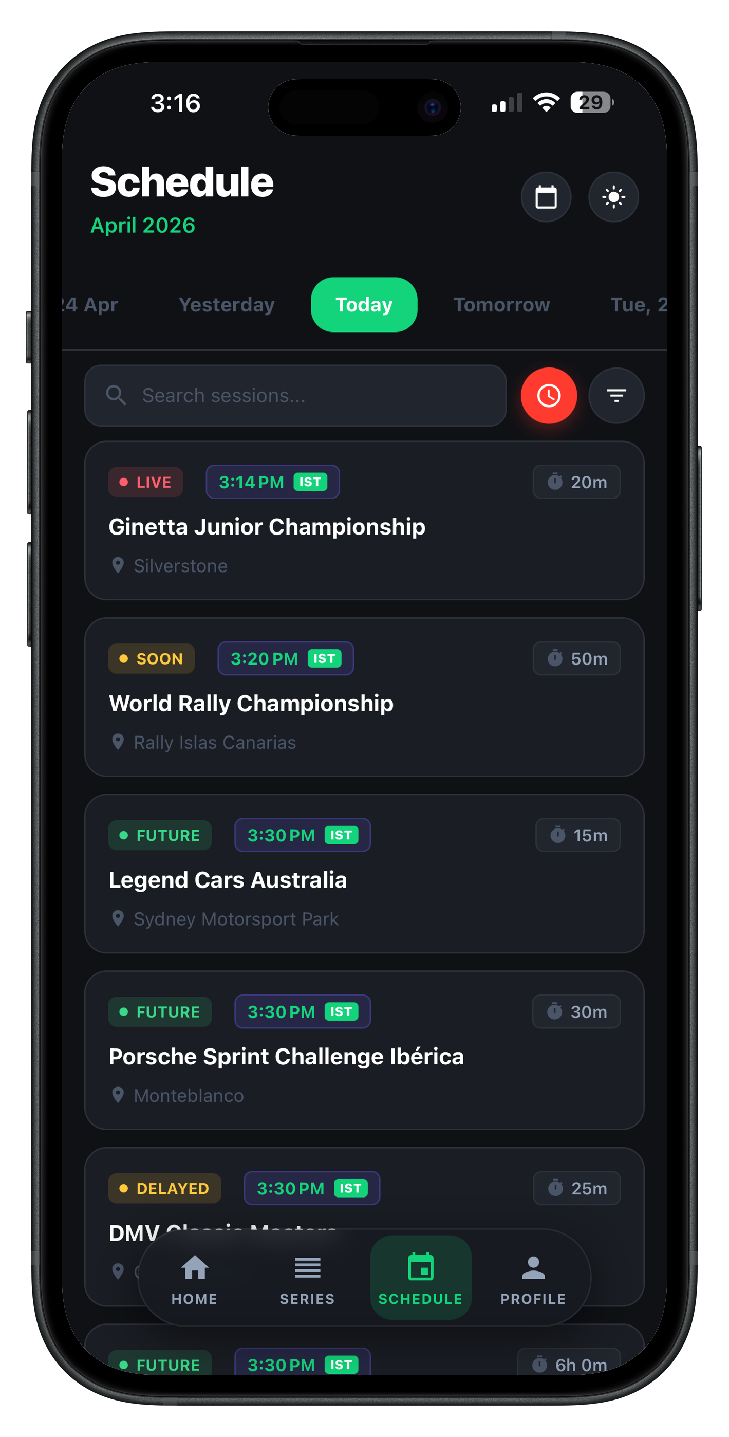 RacMob App Screenshot