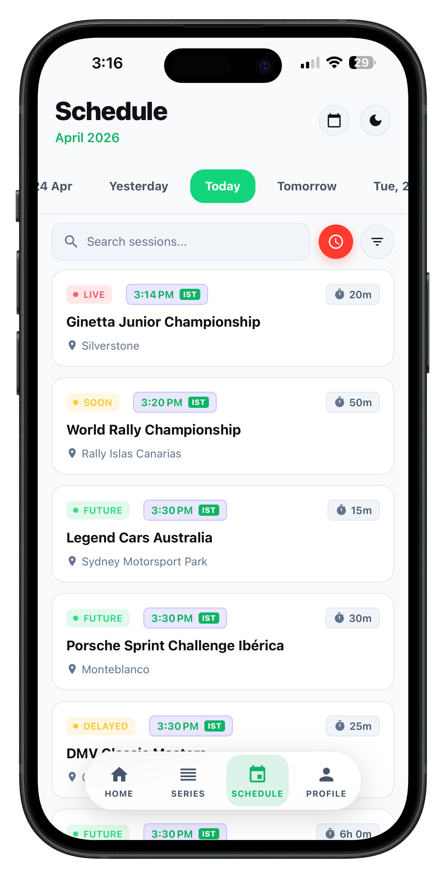 RacMob App Screenshot